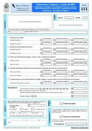 Modelo 111 Curso Administrativo Online