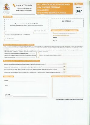 Modelo 347 Curso Administrativo Online