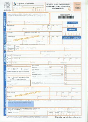 Modelo 600 Curso Administrativo Online