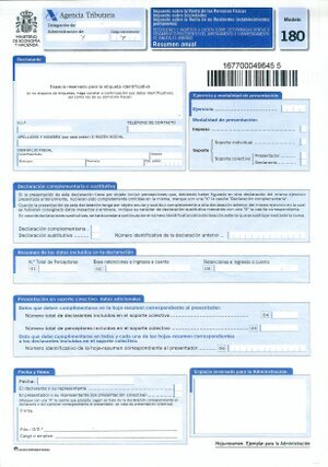 Modelo 180 Curso Administrativo Online